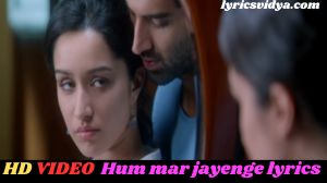 hum mar jayenge lyrics